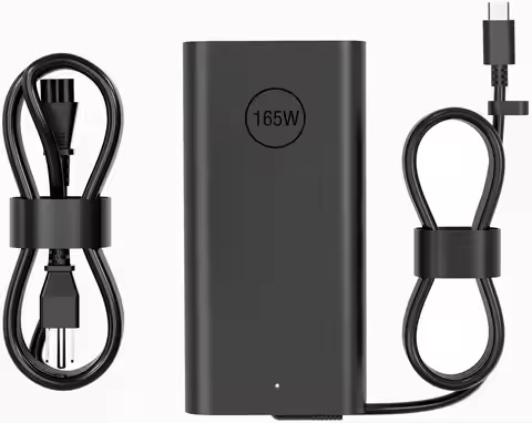 165W USB/Type C Laptop Power Adapter Compatible with Dell Precision5680 3581 XPS17 15 9730 9720 Pro 