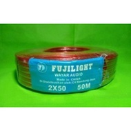 TRANSPARENT CABLE 2X30 50M, 2X50 50M, 2X80 50M, 2X120 50M FUJILIGHT Audio Cable