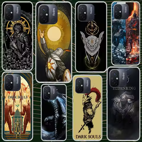 Dark Souls Game Case for Xiaomi Redmi 14C 13C 13 12C 12 10C 10 10A Phone Cover 9C 9 9A 9T 8 8A 7 7A 