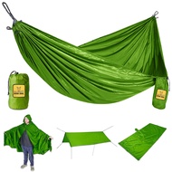 Wise Owl Outfitters 4in1 Hammock - Camping Hammock, Shelter Tarp, Poncho, and Footprint - Camping Es