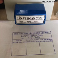 Khắc Con Dấu Dấu Mộc Bản Vẽ Hoàn Công Có Ngày Tháng Năm FLASH
