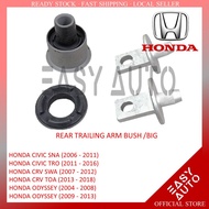 REAR TRAILING ARM BUSH /BIG 1SET 4PCS-HONDA CIVIC SNA,CIVIC TRO,CRV SWA ,CRV TOA,ODYSSEY - 52385-SNA