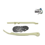 LC135 V1-V7 ESPADA RACING TIMING GUARD TIMING GUIDE WITH CHAIN SET FOR * JET ROD 2/3/4MM & 6/7/8MM *