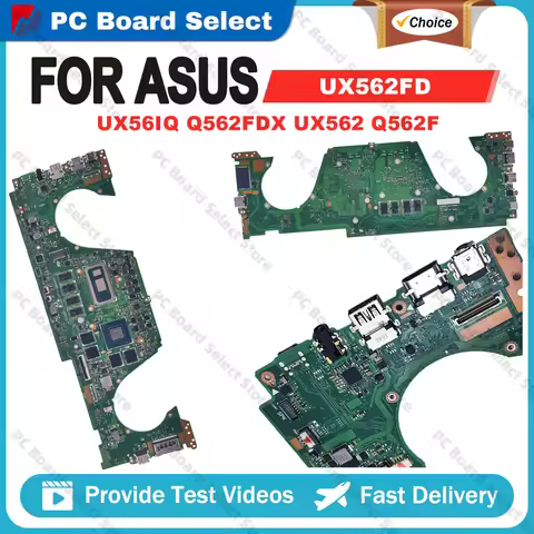 UX562FD Mainboard For ASUS UX562F UX56IQ Q536FD Q562F Q547FD Laptop Motherboard W/10th Gen I3 I5 I7 