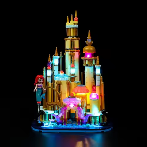 LED Lighting Set Suitable for LEGO Mini Ariel's Castle 40708 Building Blocks