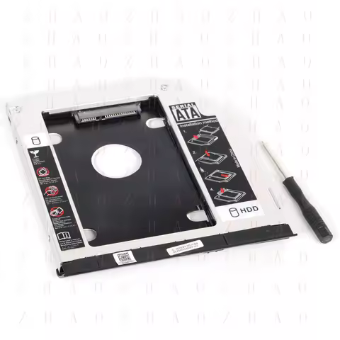 L+ 2nd SSD Hard Drive Caddy Adapter Bay for Dell Latitude E6420 E6430 E6530 E6330