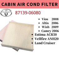 Toyota Vios 08 / Altis / Camry / Hilux/ Innova / Estima / Wish Cabin AirCond Air Filter 87139-06080