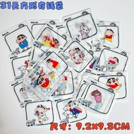 Original Square Money Bag 31 Days and 52 Weeks Crayon Shin-Chan Coin Purse Cartoon Cute Mini Cash St