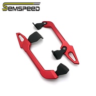 ราวจับด้านหลังรถมอเตอร์ไซด์ SEMSPEED เบาะผ้โดยสารด้านหลังโครงจับกล้องมือถือราวการยึดเกาะสำหรับ ADV15