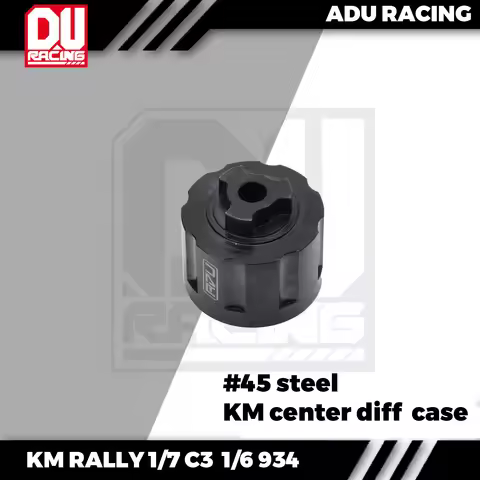 ADU RACING 45 steel CENTER Differential Housing Diff Case for KM 1/7 C3 RALLY PORSCHE 934