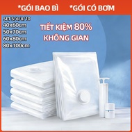 COMBO 5/6/8/10 Moisture-Proof Vacuum Bags - Durable Material, Reusable Many Times, Space Saving