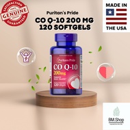 [ของแท้] Puritans Pride Q-SORB™ Co Q-10 200 mg 120 Rapid Release Softgels
