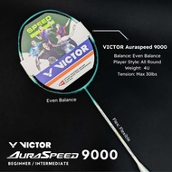 VICTOR Auraspeed 9000 (4U/G5) Badminton Racket Original 100%