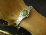 罕見 古董 60'S ROTARY SWISS MADE 雕花錶面 古董斗零 手鐲型 上鏈 女裝錶 18MM
