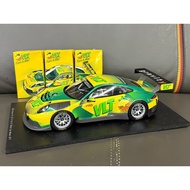 SPARK Macau Graham Pizza Racing Macau GT Porsche 991 GT3 R Ouyang Ruoxi VLT Vita Lemon Tea 2017 1/18