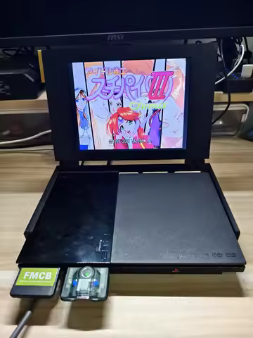 8 Inch P S2 Retro Arcade Game Console Portable Display Mini Monitor With Stereo For Pl aystastion SU