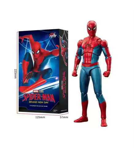 New ZD Toys Spider‑Man: Brand New Day Anime Figures Spiderman Action Figures Collectible Model Displ