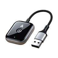 Apple 2 In 1 CarPlay / Android Auto แบบมีสายเพื่อรถยนต์ไร้สายกล่องอะแดปเตอร์ CarPlay (สีดำ)