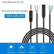 StrongAromatic  2PCS 2.5mm 3.5mm 1/8 inch Mono Stereo Male Female Plug Ja Connector 2Pin 3Pin 4Pin A
