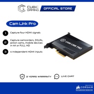 Corsair Elgato Cam Link Pro PCIe Internal Camera Capture Card with 4 HDMI inputs, Stream and Record