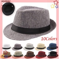 HUISHU Jazz Cap Unisex Spring Summer Autumn Gangster Cap Top Hats