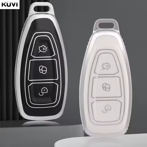 Fashion TPU Car Remote Key Case Cover Shell For Ford Focus 3 4 Mondeo MK3 MK4 Fiesta Ecosport Kuga S