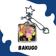 GANTUNGAN AESTHETIC ANIME HUSBU KEYCHAIN \\ CUTE & ANIME KEYCHAIN, nagumo bakugo