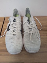 Nike Free RN Flyknit White Black Running Shoes US8. 5