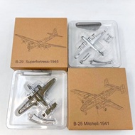1: 300 Mini Combat Aircraft B25 B29 Bomber Model Alloy Simulation