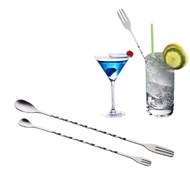 Barpoons Spoon with 2 Stainless Steel Heads - Stirring Spoon with 2 Heads