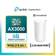 TP-Link Deco X50-5G AX3000 5G Whole Home Mesh Modem WiFi 6 System with 2.5G Port HomeShield Mesh wit