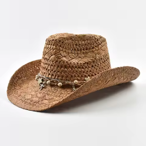 Bohemian Style Panama Soft Straw Hat for Men Women Summer Breathable Beach Sun Hats