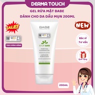 Sữa rửa mặt BaBe 100- 200mL Rửa Mặt BaBe Stop Akn Purifying Cleansing dành cho da dầu mụn - DMP Derm