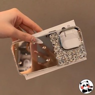 3D Rhinestones Mirror Case For Realme GT 7 5 Pro 3 Neo 7X 7 6 5 SE V70 V60 V60S V23 P4 P3 Ultra P1 P