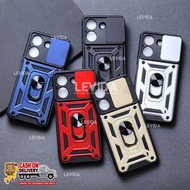 Vivo Y18 4G Case Robot Slide Camera Protect + Ringstand Vivo Y18 4G