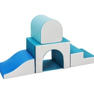 Sumbababy Foam Climbing Blocks for Toddlers: with Tunnela - 4 PCS Foam Blocks