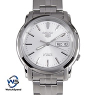 Seiko 5 SNKK65K1 SNKK65K SNKK65 Automatic Silver Dial Stainless Steel Mens Watch