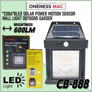 "COBA"BLED SOLAR POWER MOTION SENSOR WALL LIGHT OUTDOOR GARDER -CB-888