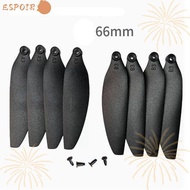 ESPOIR Remote Control Drone Parts, Plastic Black Folding Propeller Blades, Universal 58mm/66mm Quadc