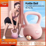 Latihan Kettlebell 4/6/8KG Membentuk Peralatan Kecergasan Kettlebell Dumbbell Lembut Kettlebell
