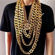 |HCM HCM HCM| Large gold necklaces, giant style plastic necklaces, performance props, wedding gifts