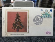 Chrismas 1980 First day cover首日封
