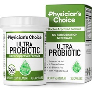 Ultra Probiotic 60B SBO Probiotic 6 Strains Soil Based 30 Capsules Advanced Probiotic Users Probiotics Women &amp; Men Digestive Health Supports Occasional Constipation, Gas &amp; Bloating