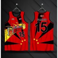 PBA JERSEY | San Miguel Beermen Red Jersey | Fajardo 15 | Customize Full Sublimation Jersey