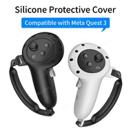 Handle Protective Cover for Meta Quest 3 VR Controller Non-slip Silicone Case with Strap for Meta Quest 3 Accessories