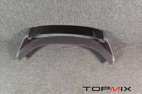 Carbon fiber+Fiber glass rear spoiler with base fit for Honda 2010 Civic Euro-R FN2