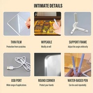 Acrylic Drawing Board for Kids Hand-painted Message Board Drawing Board Drawing Board Message Board