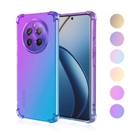 For Realme GT6 GT Neo6 SE C63 C61 Case Shockproof Gradient Clear Soft TPU Phone Case Hybrid Cute Bum