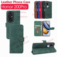 Flip Leather Phone Case For Honor 200 pro Lite Smart 200pro 200Lite Honor200 pro Honor200pro Honor20