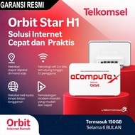 MODEM WIFI ORBIT STAR H1 4G LTE FREE 150GB HUAWEI B311 TELKOMSEL RESMI